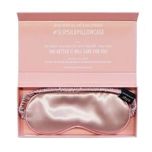 Slip Pure Silk Sleep Mask in Soft Pink